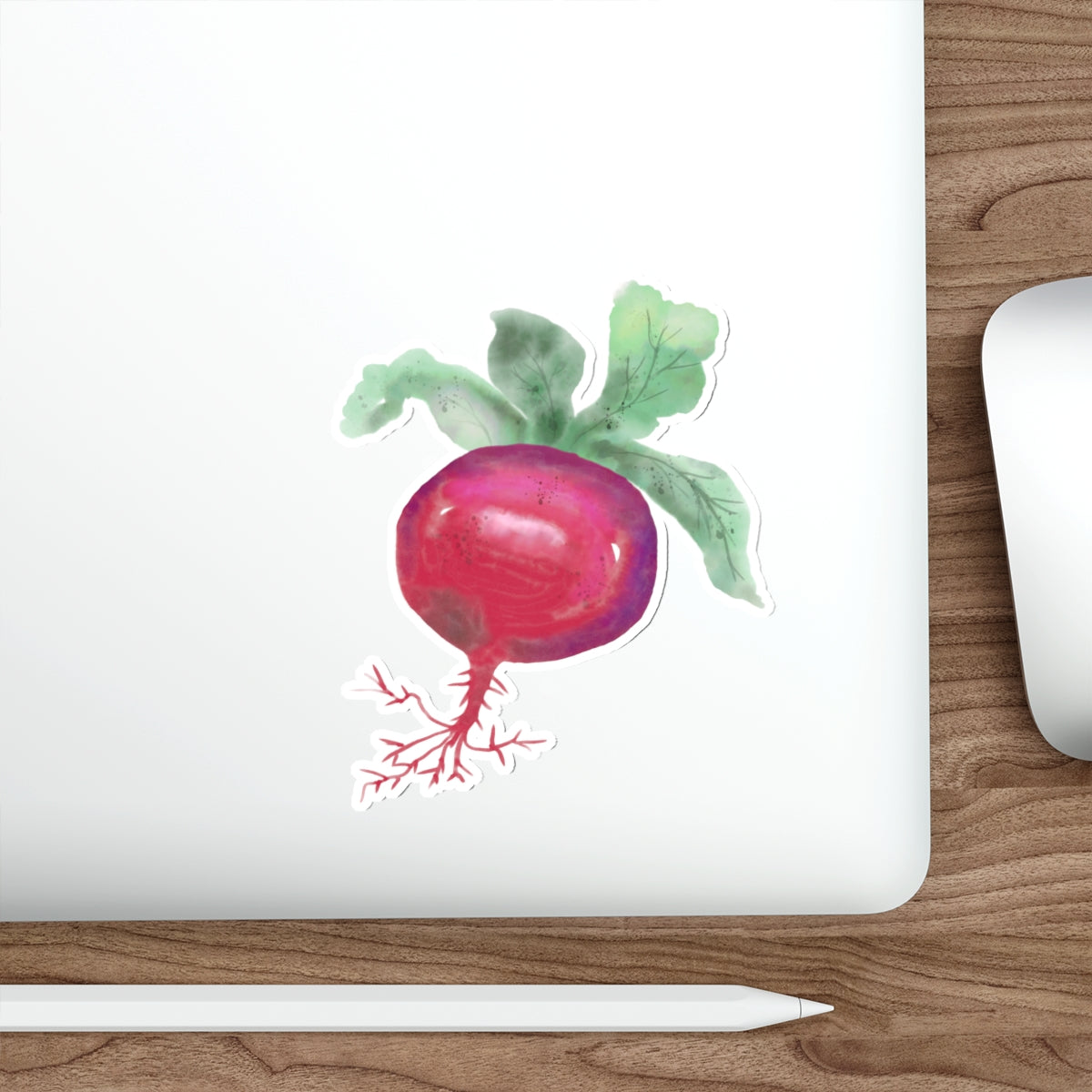 Radish Die Cut Sticker