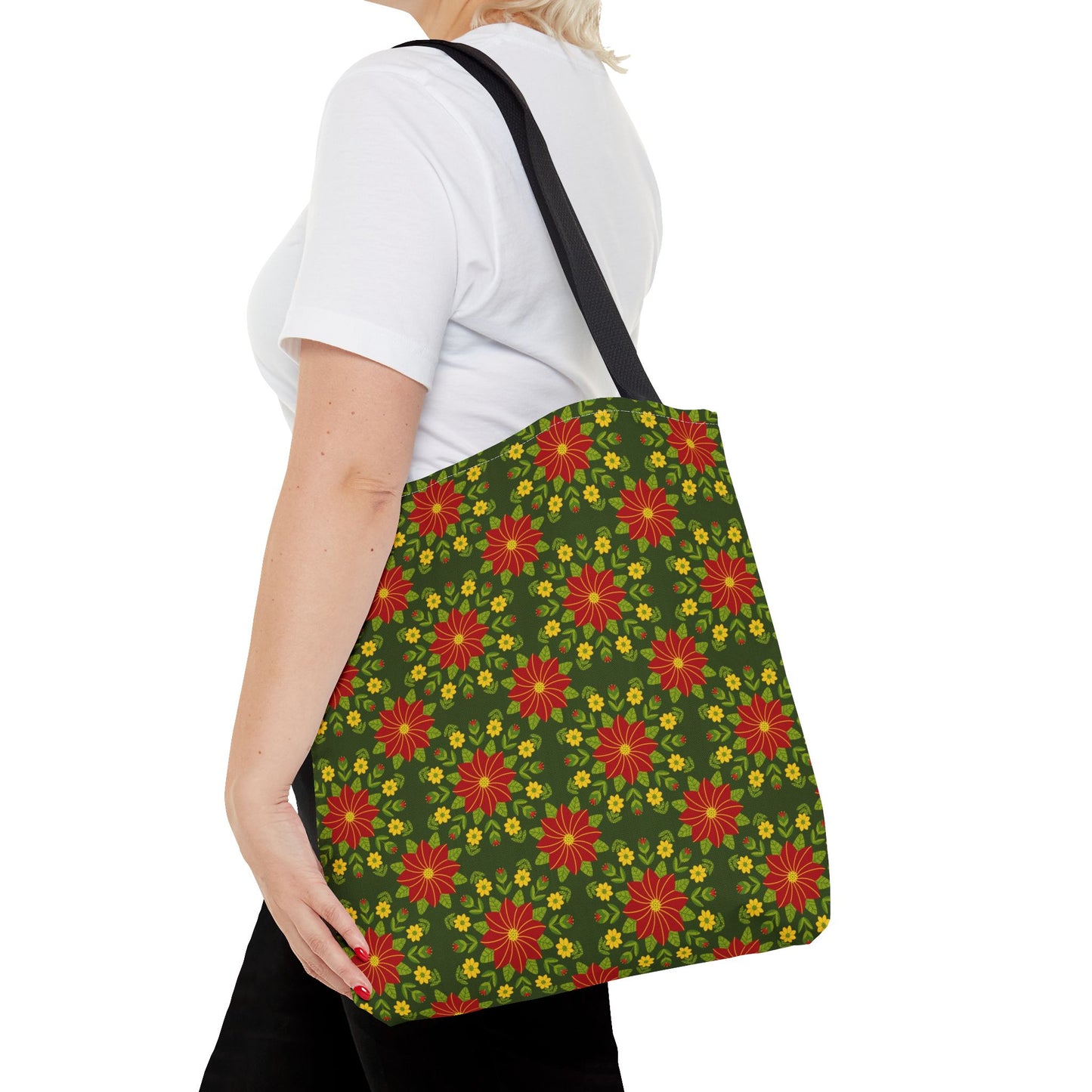 Poinsettias Tote Bag