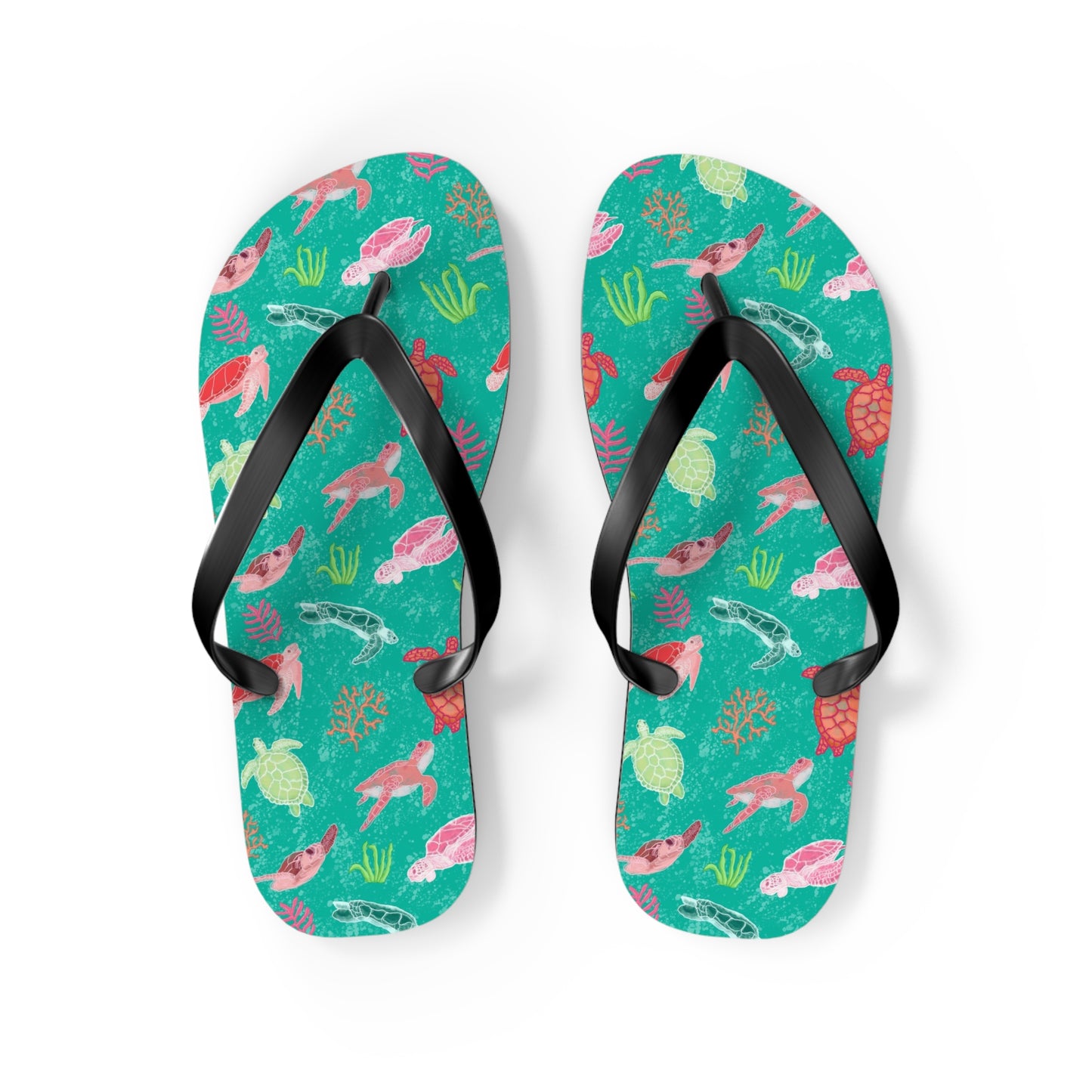 Sea Turtles Flip Flops