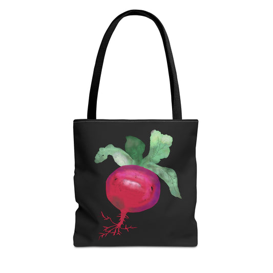 Radish Watercolor Painting Tote Bag