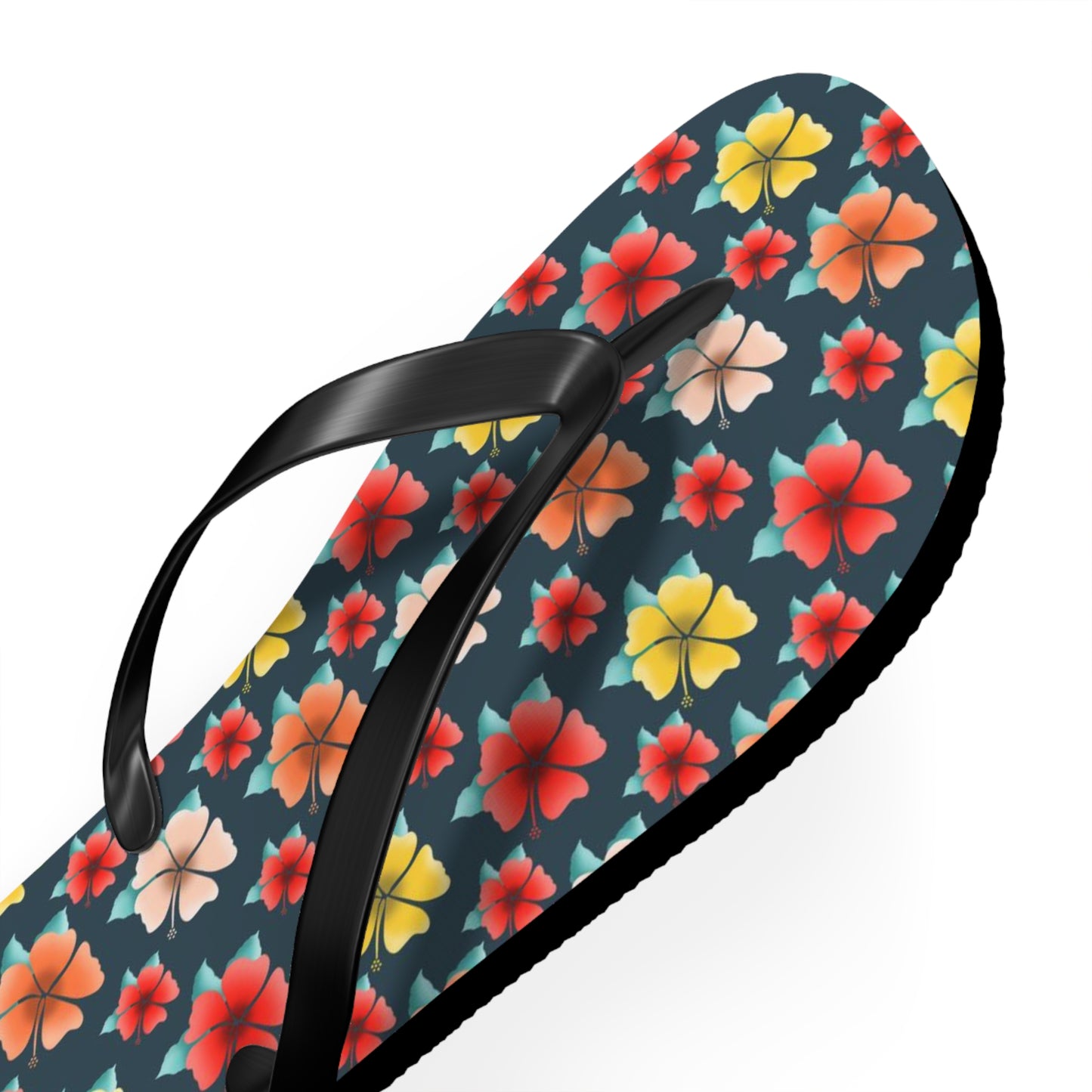 Hibiscus Flowers on Flip Flops