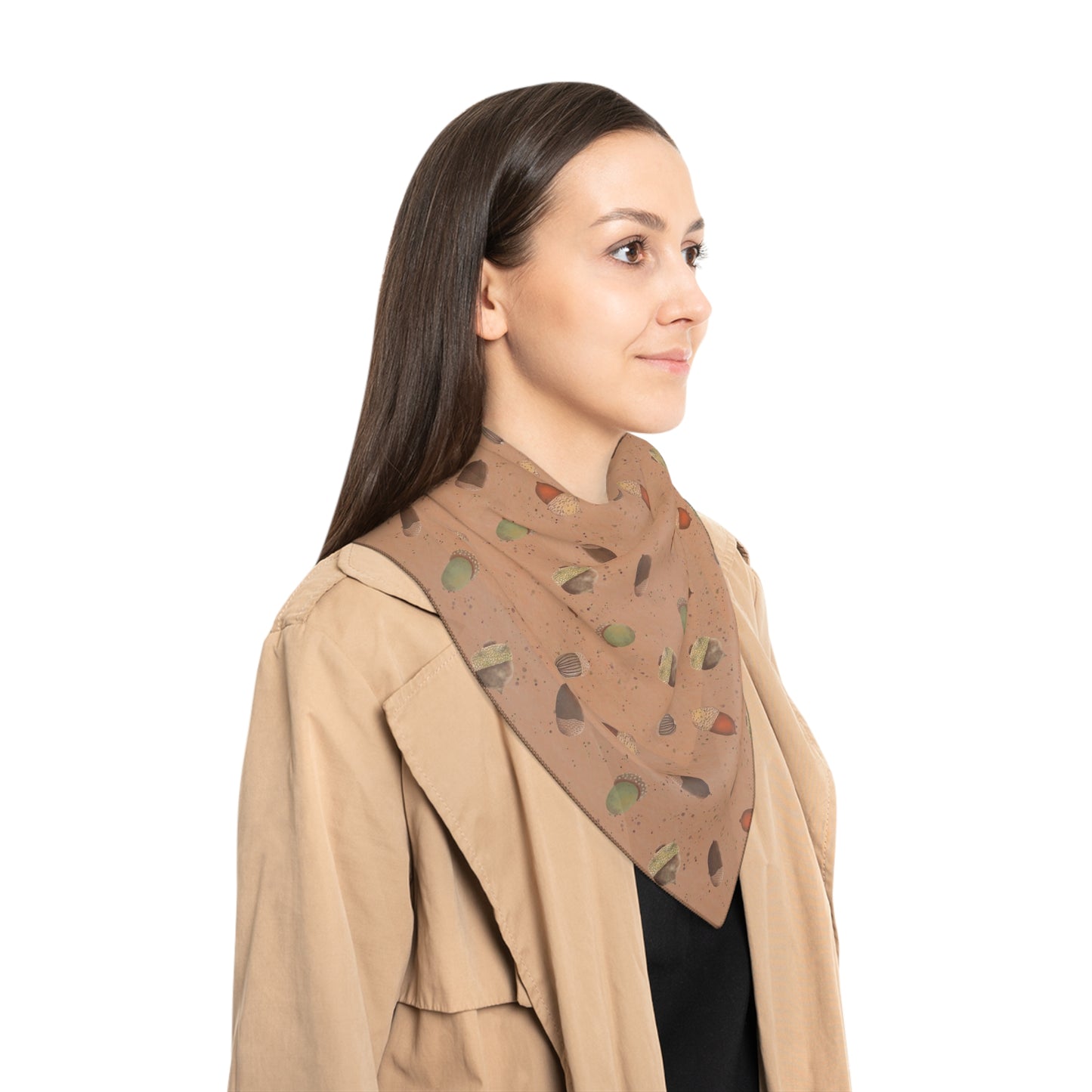 Acorns Square Poly Scarf