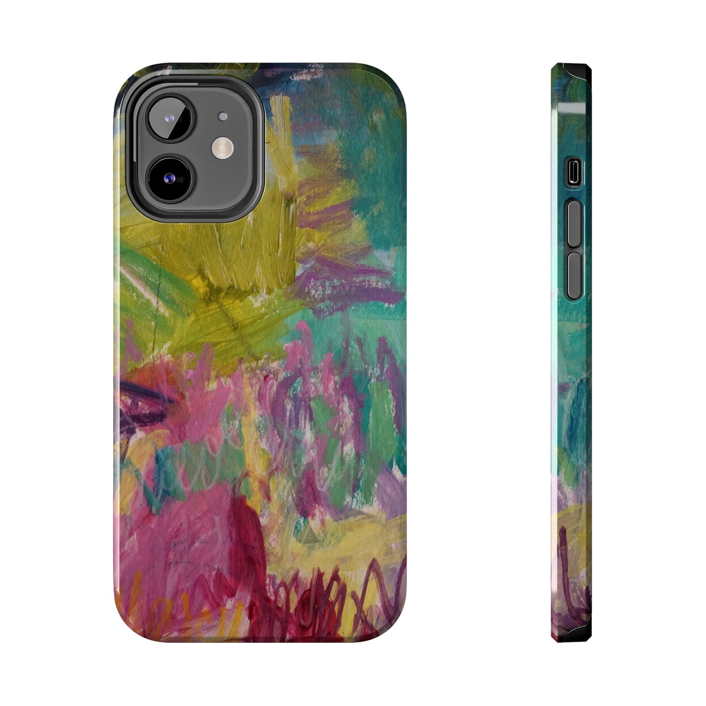 Abstract Pastel Tough Phone Cases