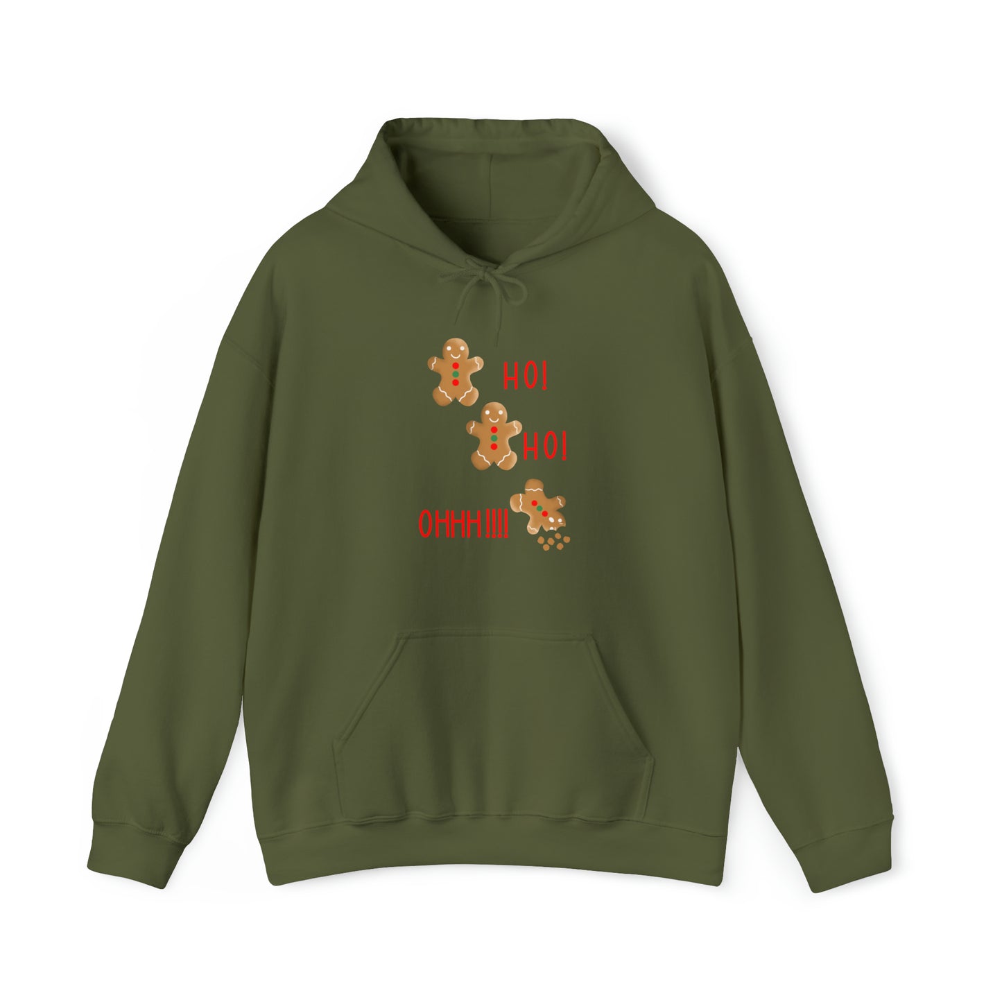 Gingerbread Men & Hearts Unisex Heavy Blend™ Hooded Sweatshirt