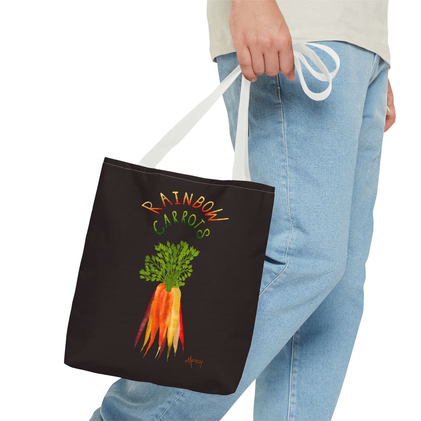 Rainbow Carrots Tote Bag