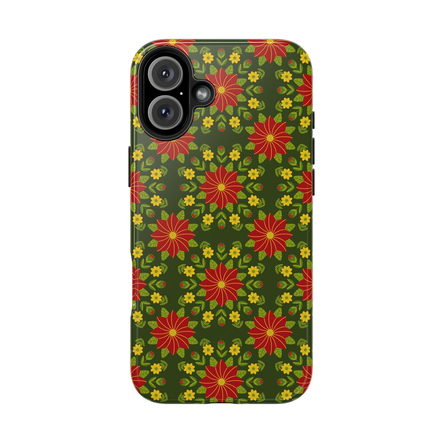 Poinsettias Tough Phone Cases