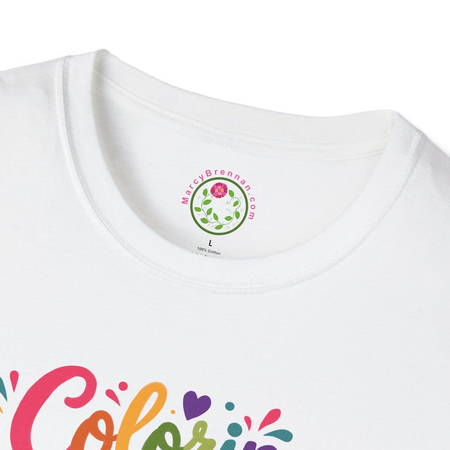 Coloring My Stress Away T-Shirt — Floral Relaxation Tee for Adult Coloring Fans