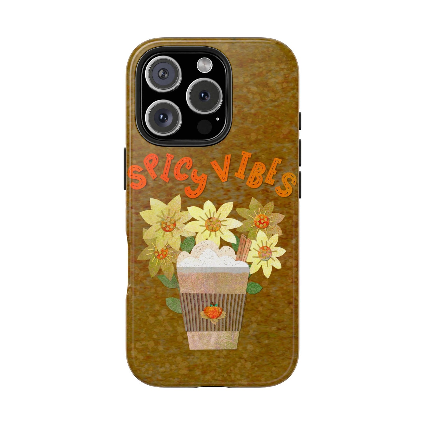 Spicy Vibes Latte Collage Collage Tough Phone Cases