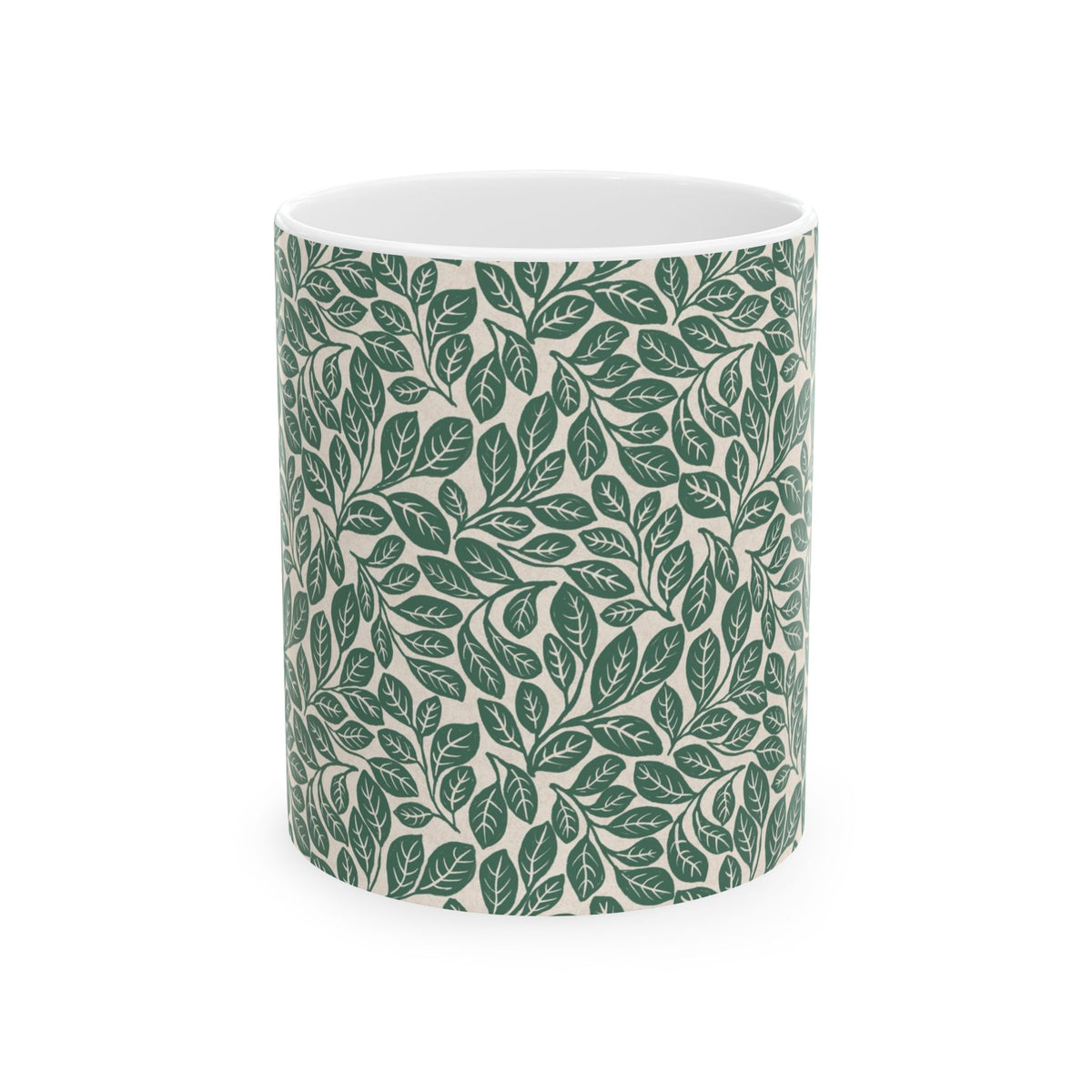 Sassafras Leaves Ceramic Mug 11oz & 15oz