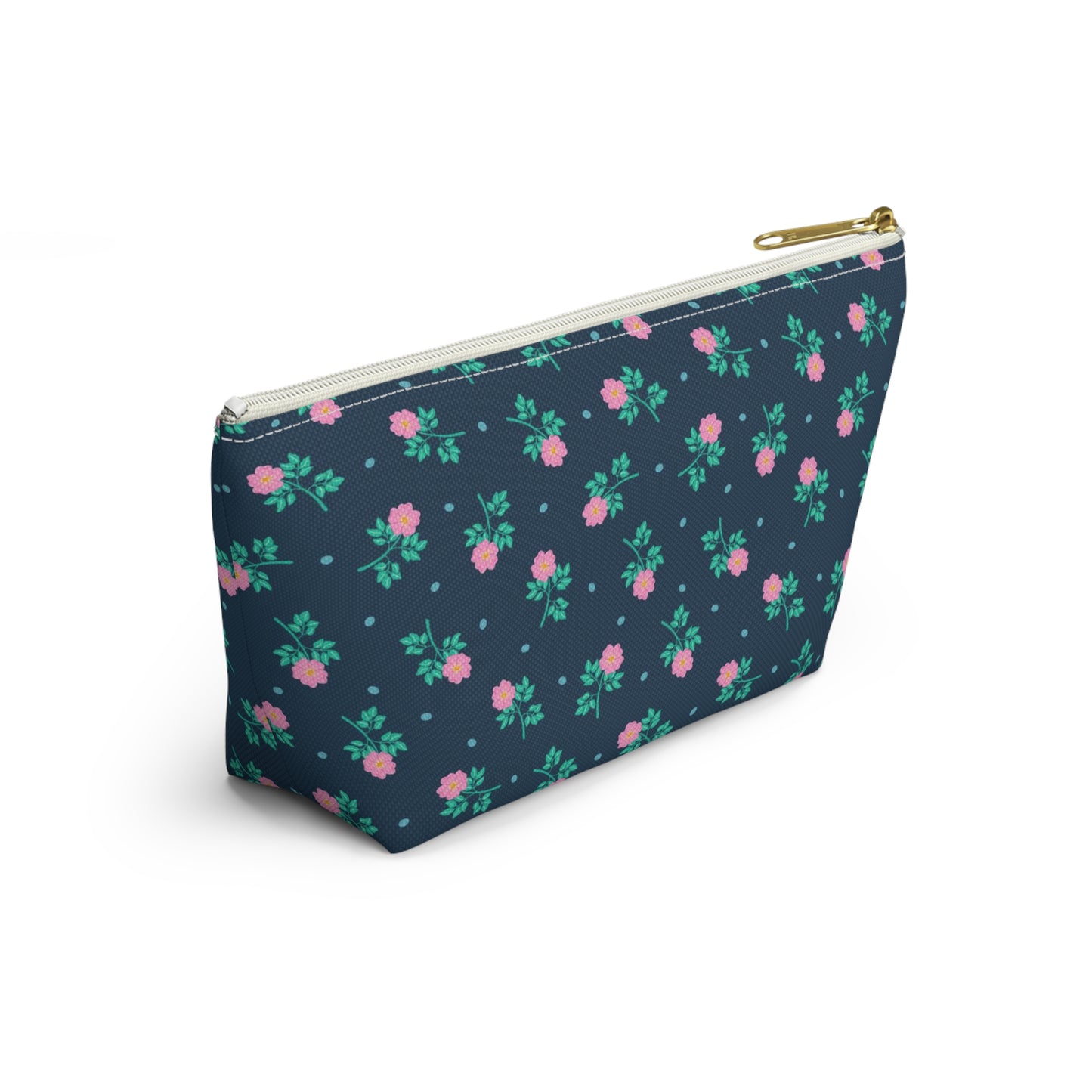 Wild Roses Chintz Accessory Pouch