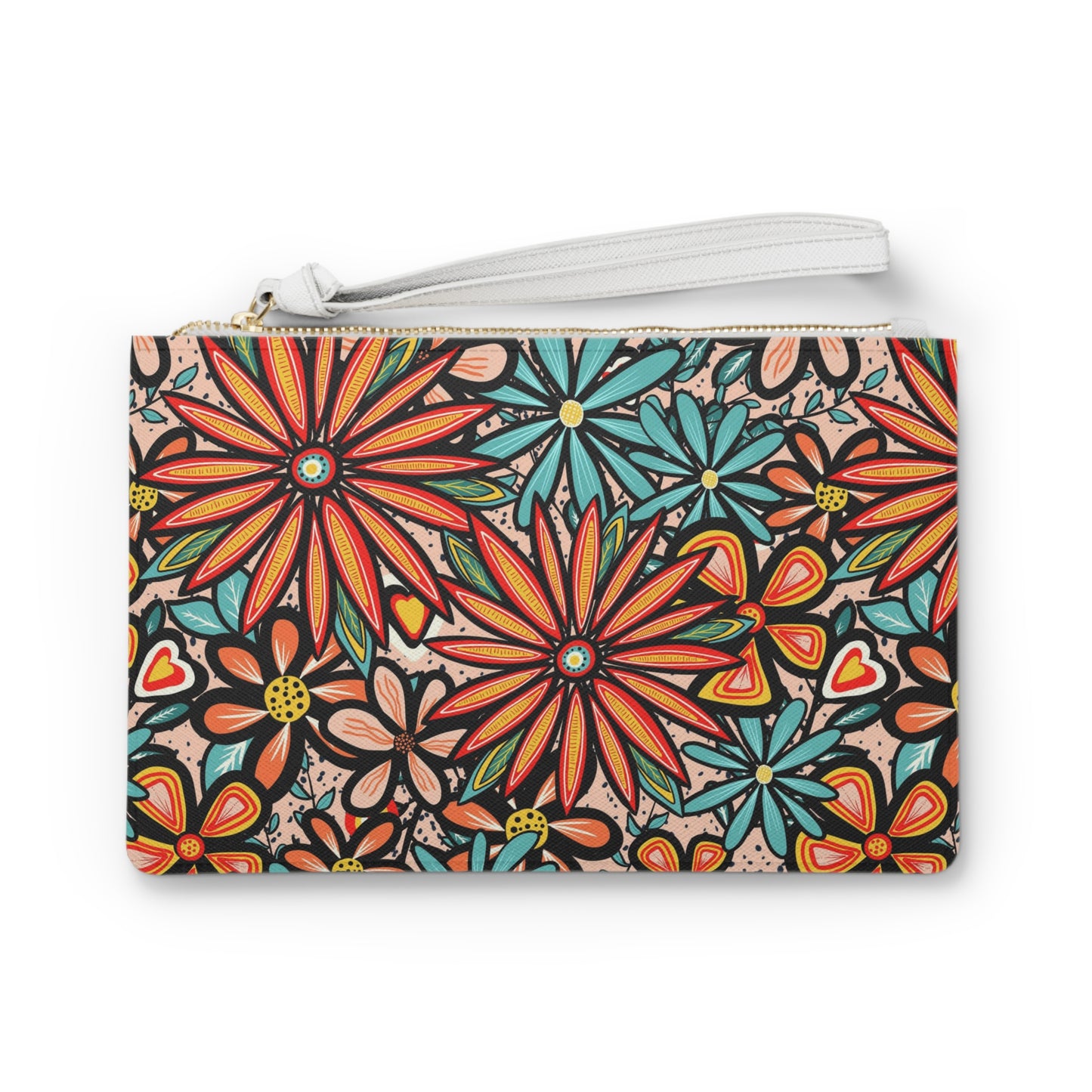 Flower Power Clutch Bag