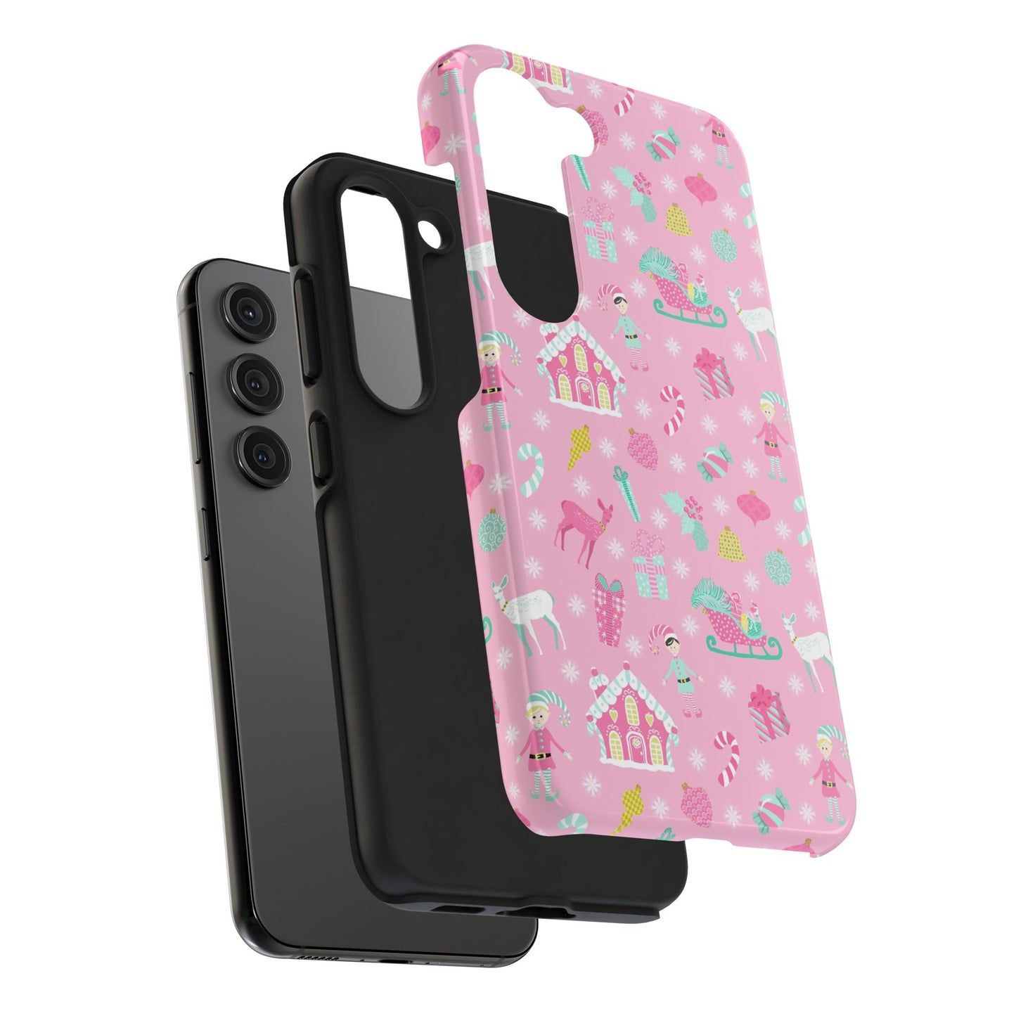 Pastel Christmas Tough Phone Cases