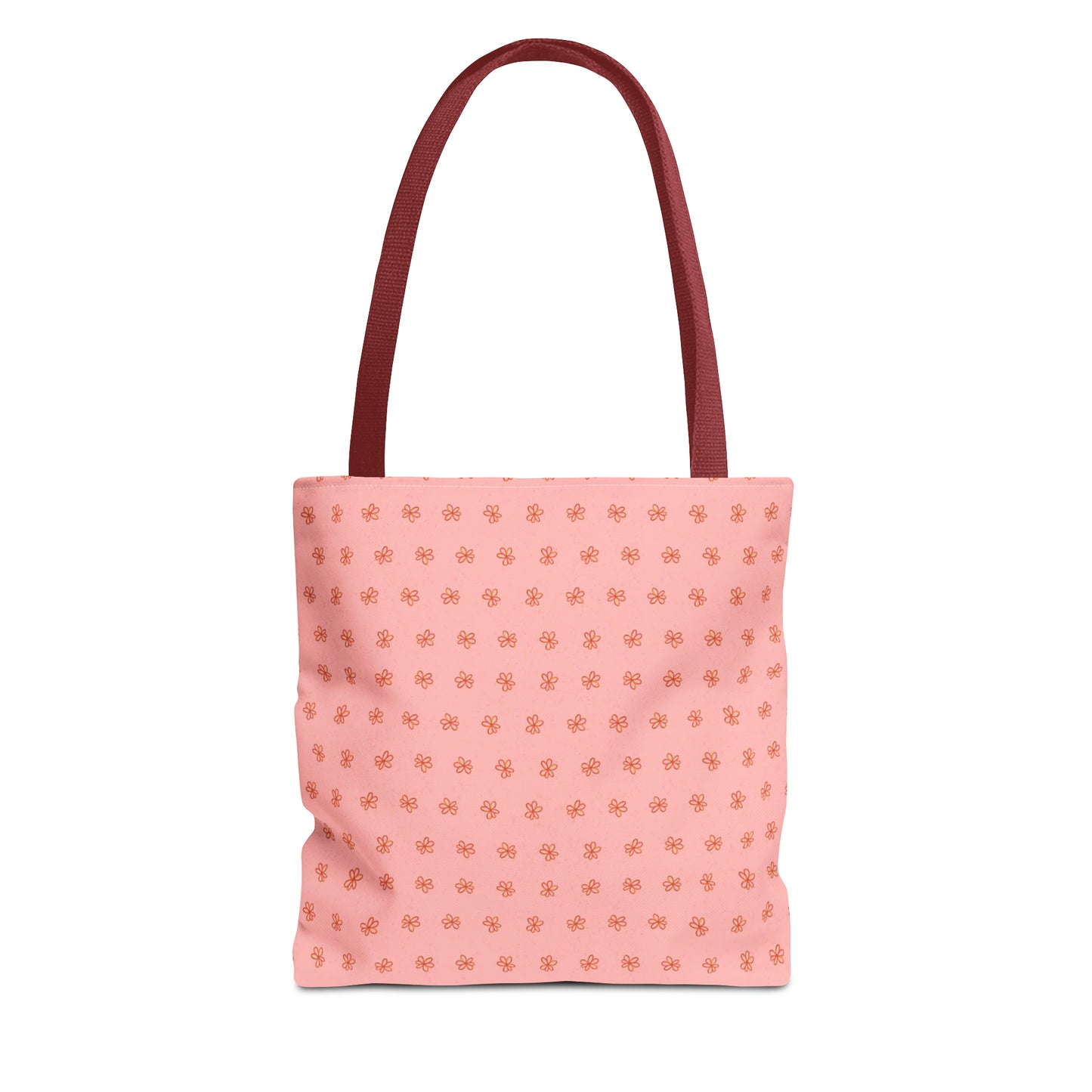 Pink Meadow Flowers Tote Bag