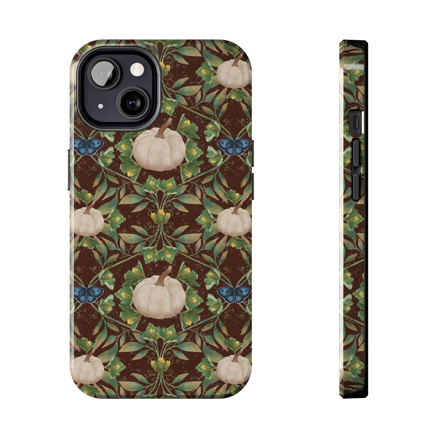 White Pumpkins Tough Phone Cases