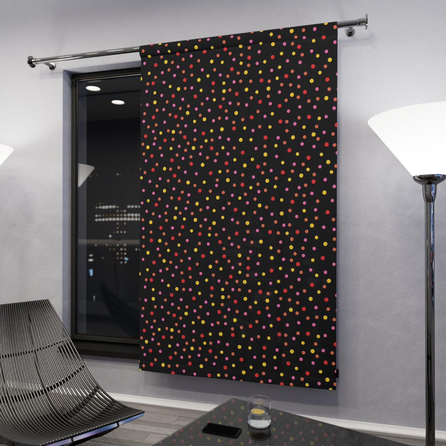 Frida Polka Dots Window Curtains (1 Piece)