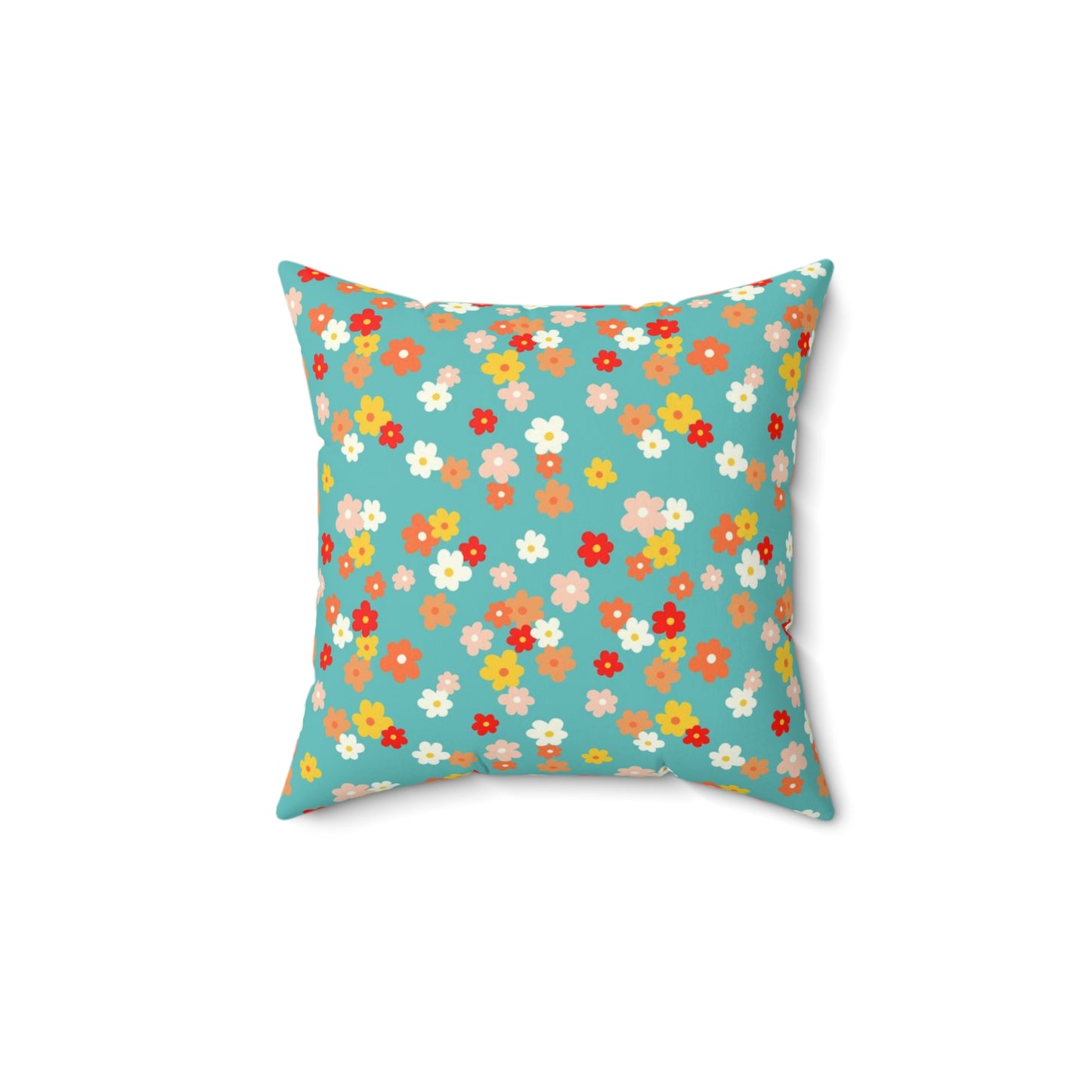 Ditzy Daisies Spun Polyester Square Pillow