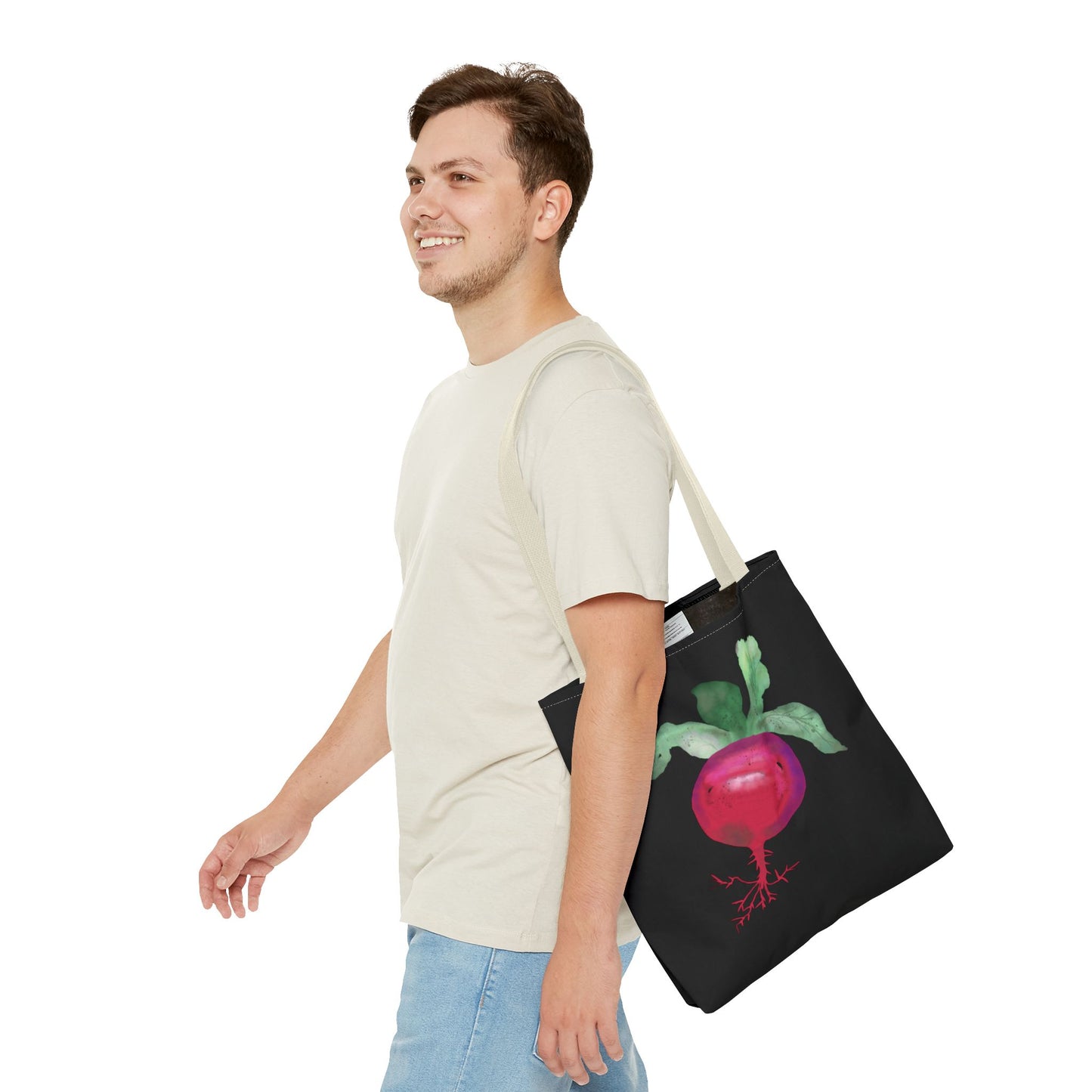 Radish Watercolor Painting Tote Bag