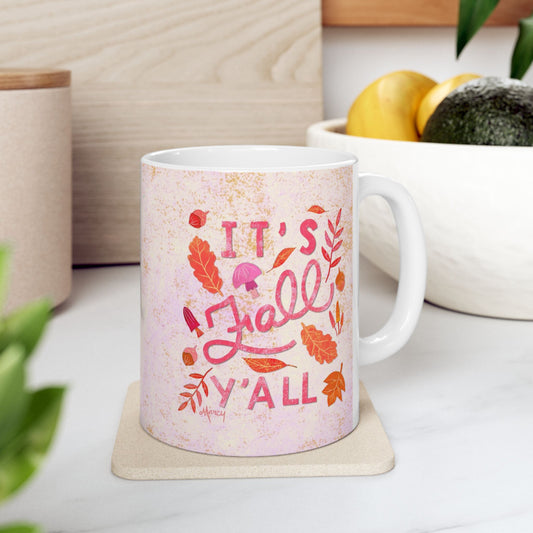 It’s Fall Y’all Collage Ceramic Mug 11oz & 15oz
