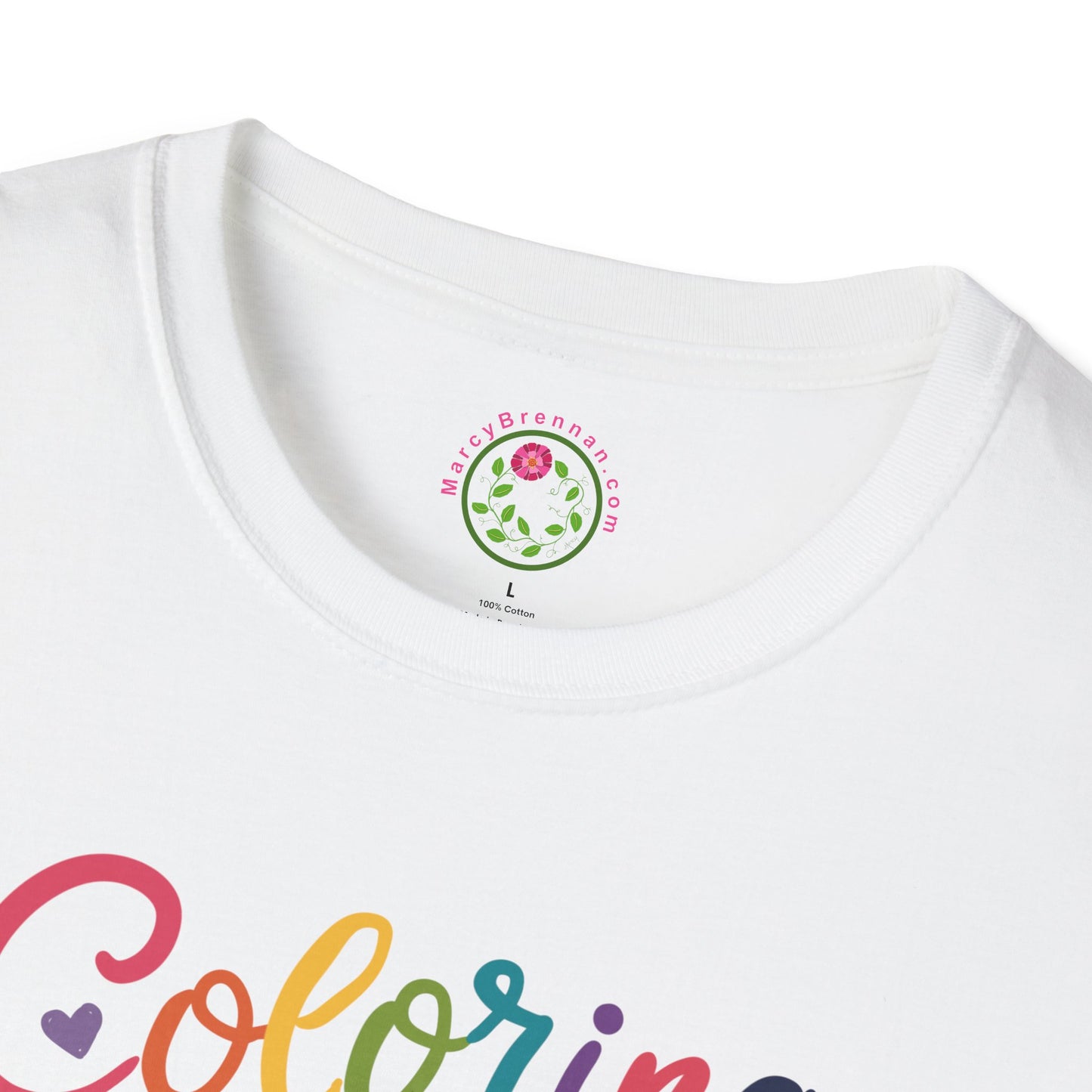 Coloring Is My Happy Place T-Shirt — Relaxing Adult Coloring Tee