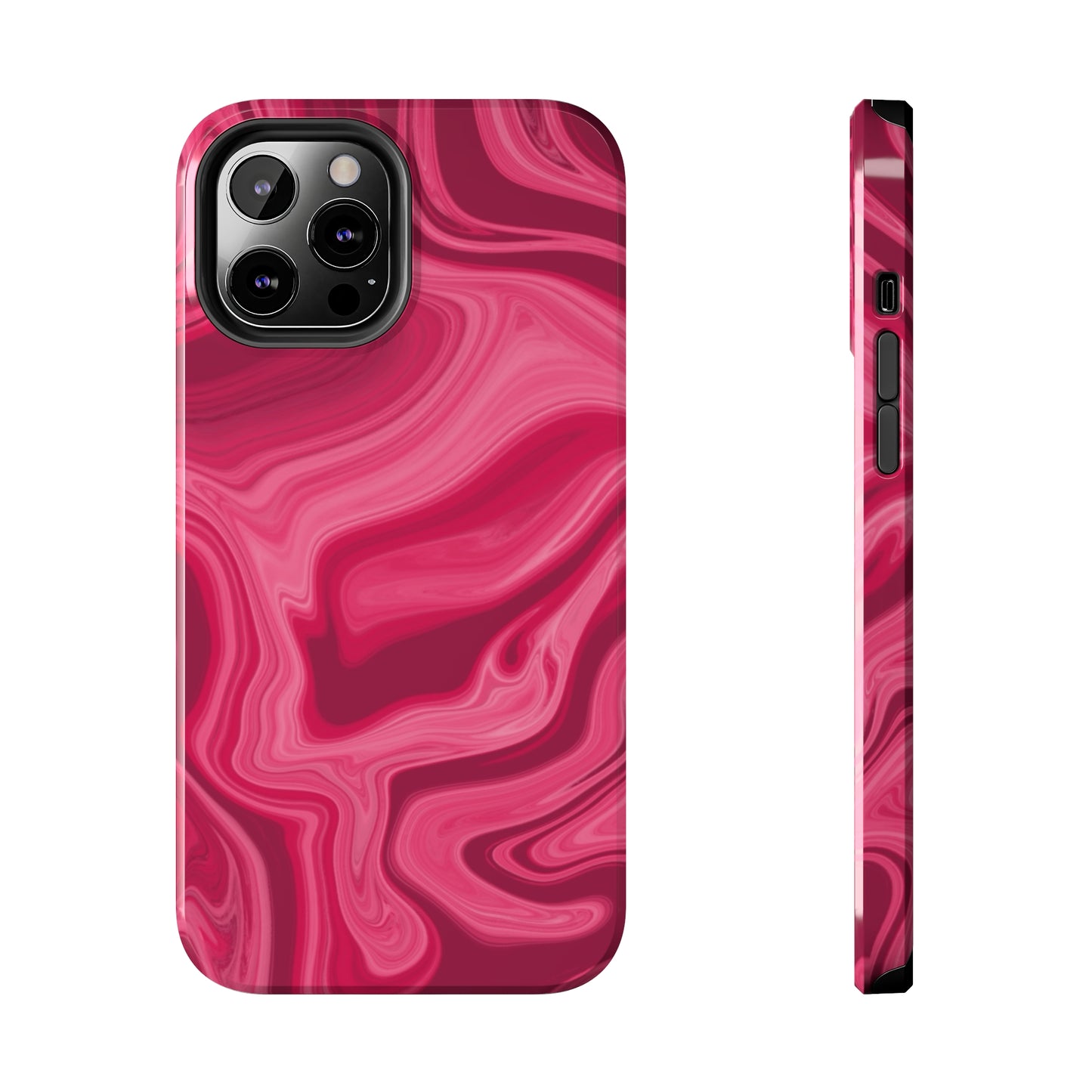 Rosy Swirls Tough Phone Cases