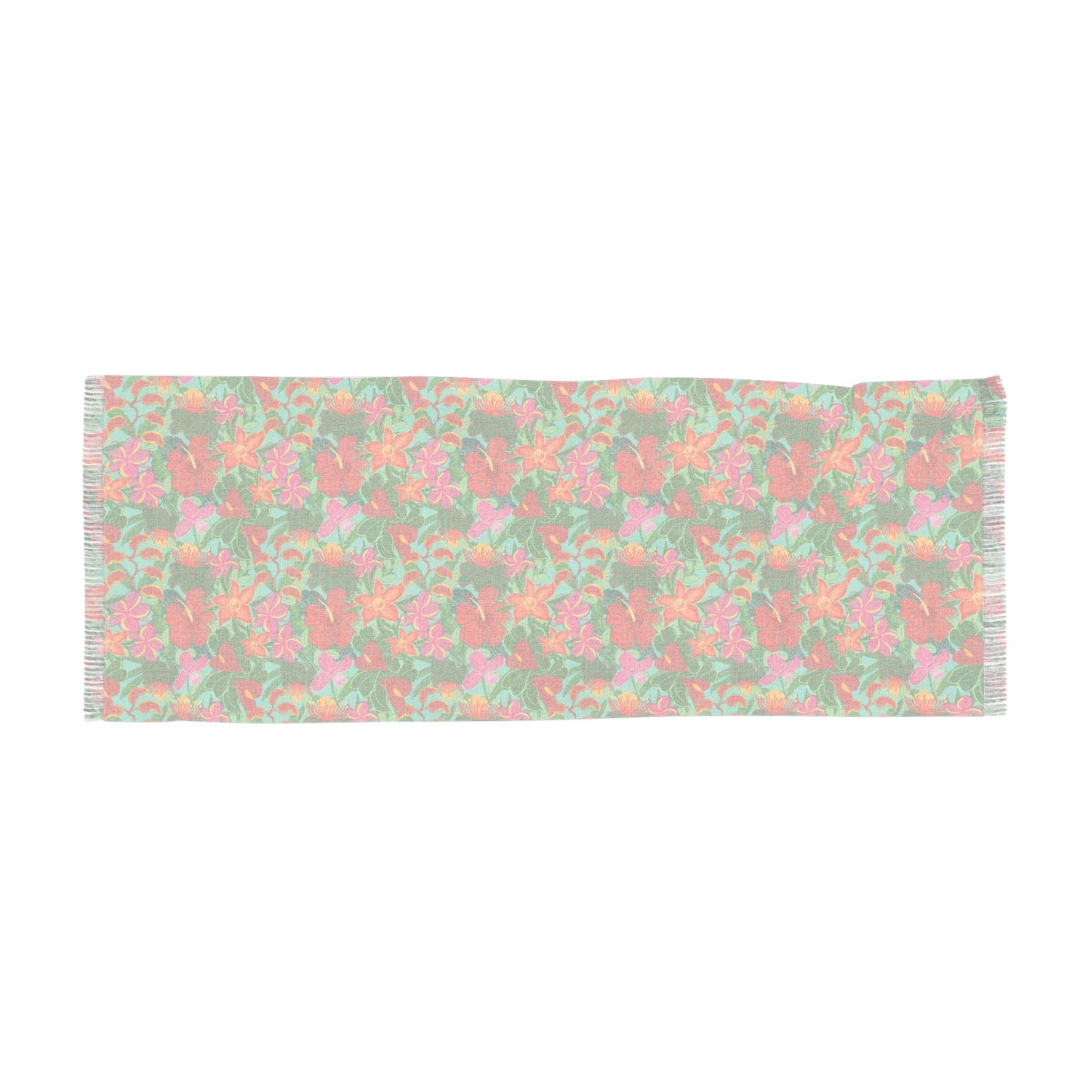 Tropical Flowers Light Scarf