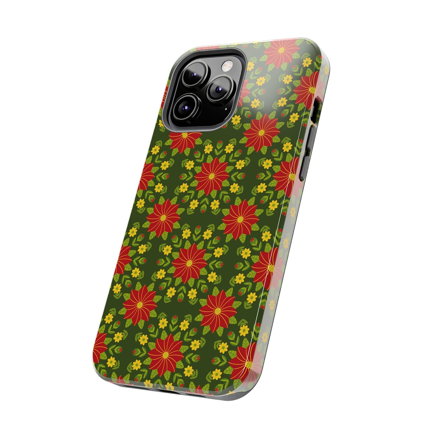 Poinsettias Tough Phone Cases