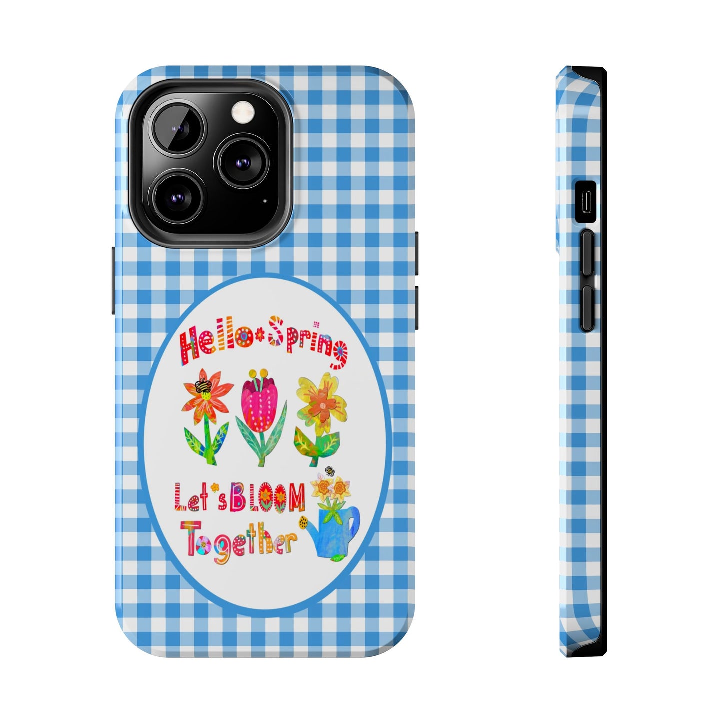 Hello Spring Collage Tough Phone Cases