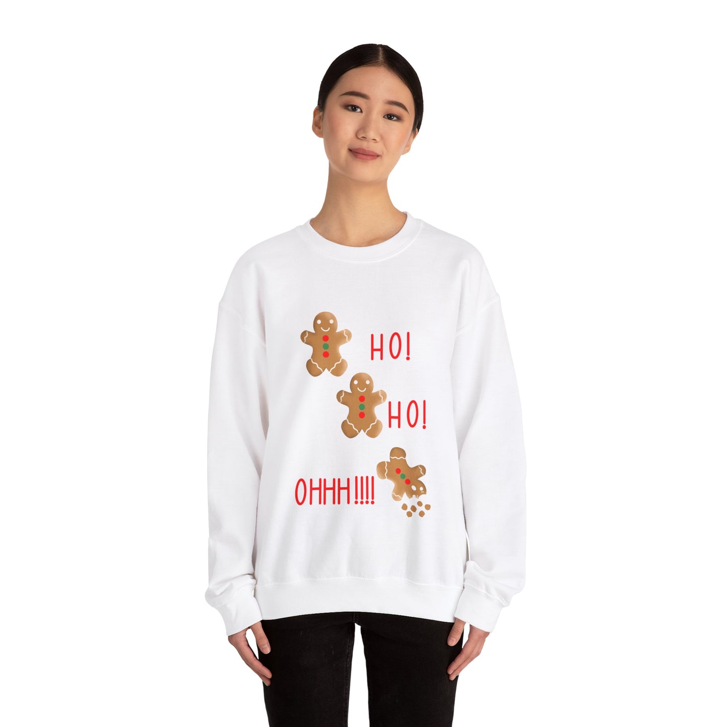 Gingerbread Men & Hearts Unisex Heavy Blend™ Crewneck Sweatshirt