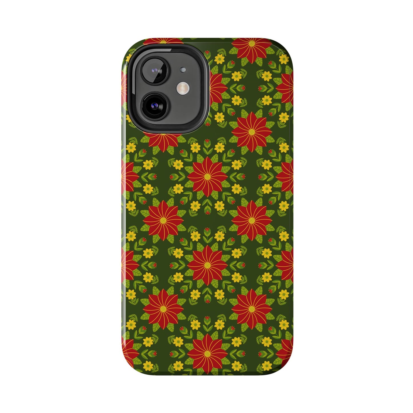 Poinsettias Tough Phone Cases