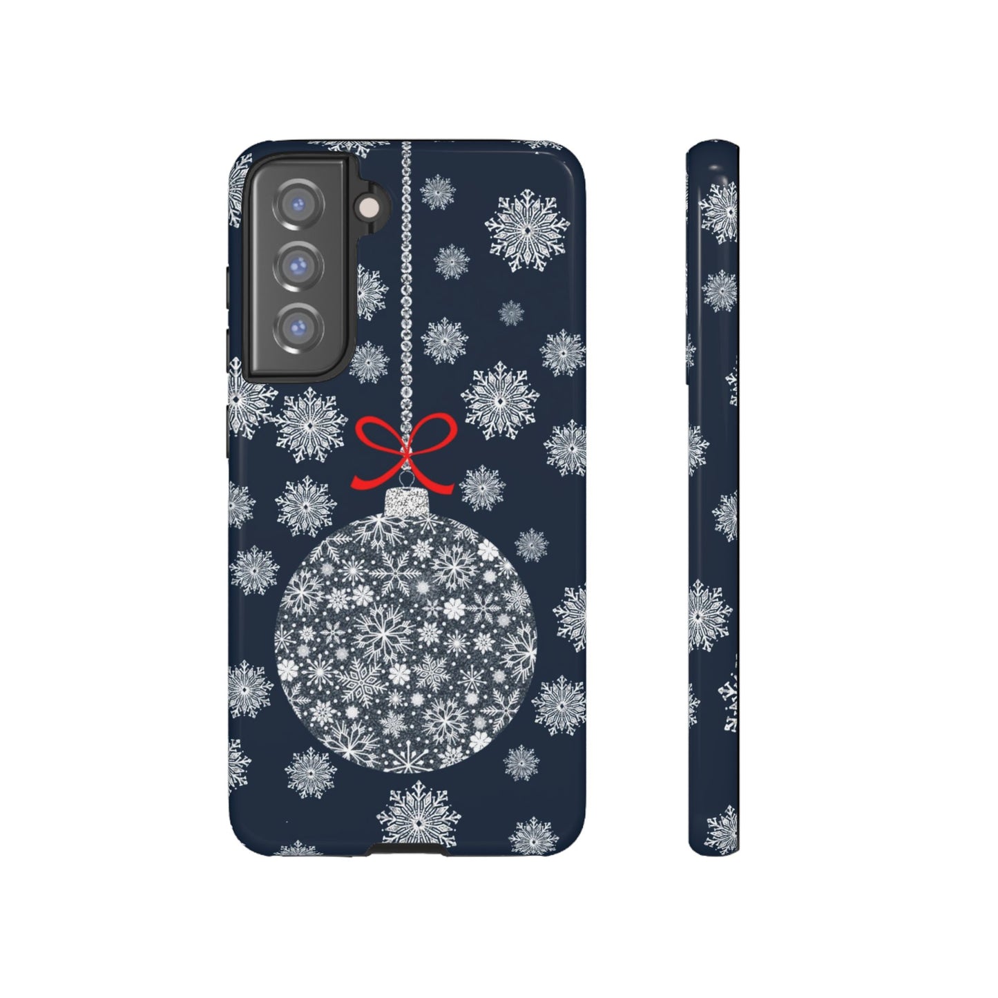 Sparkly Snowflake Bauble Tough Cases - Snowflake Bauble phone case