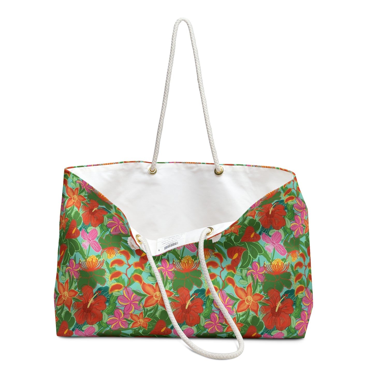 Tropical Flowers Weekender Bag