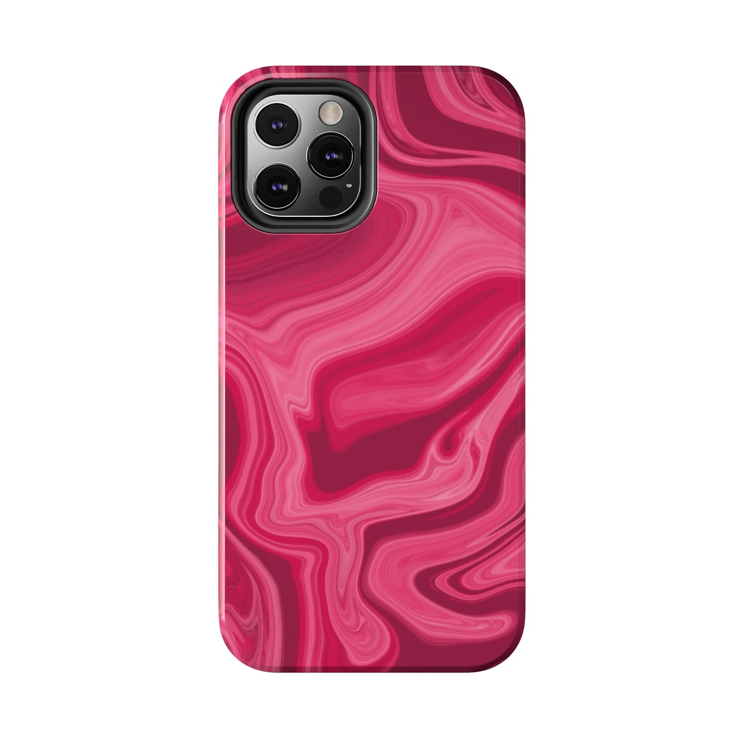 Rosy Swirls Tough Phone Cases