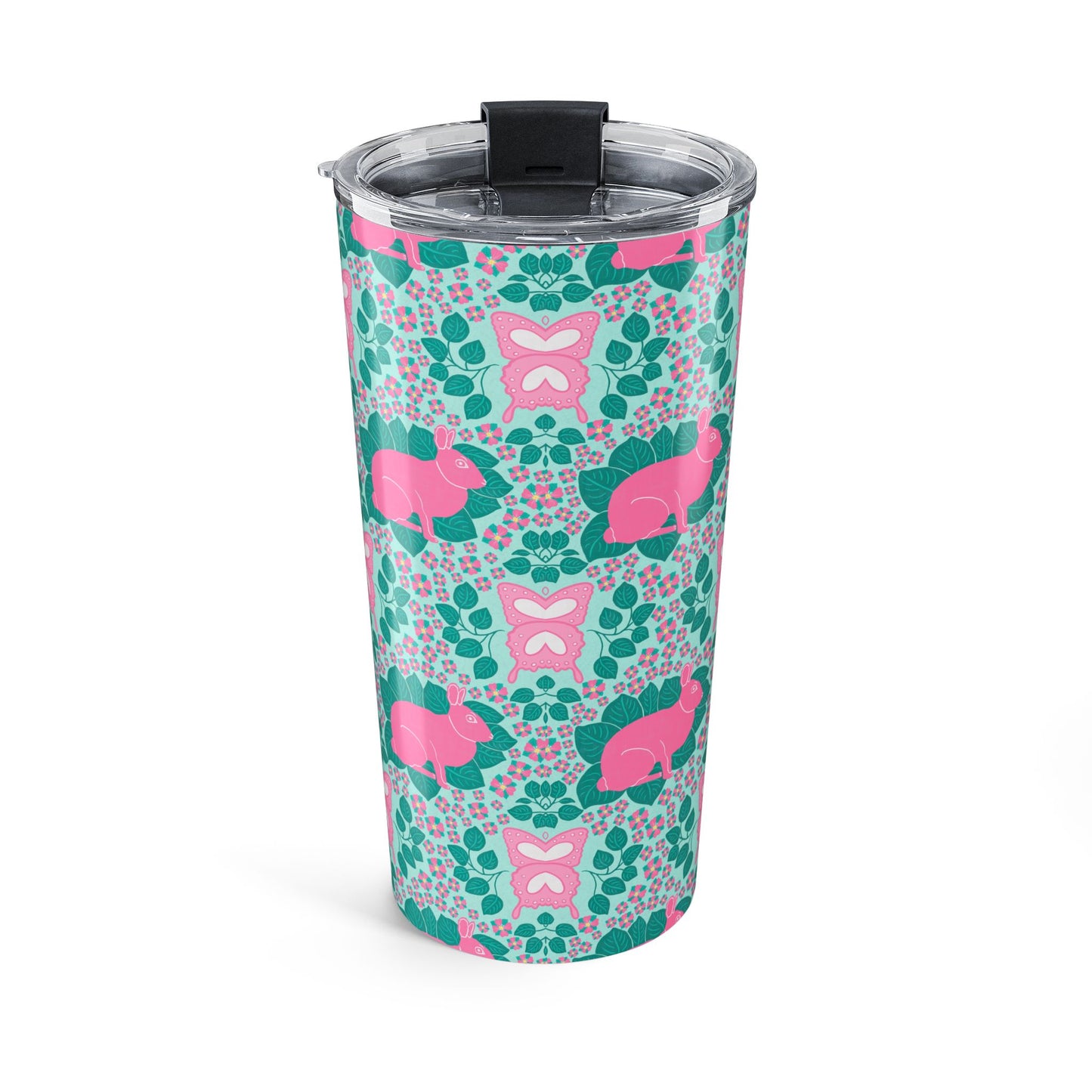 Bunnies & Butterflies 20 oz Insulated Travel Cup