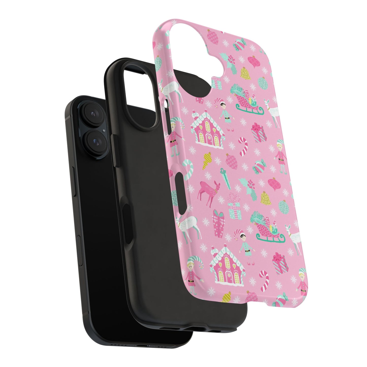 Pastel Christmas Tough Phone Cases