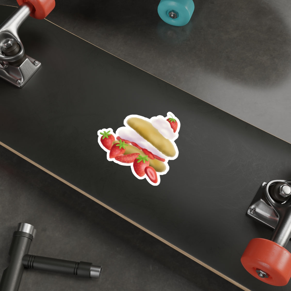 Strawberry Shortcake Die Cut Sticker