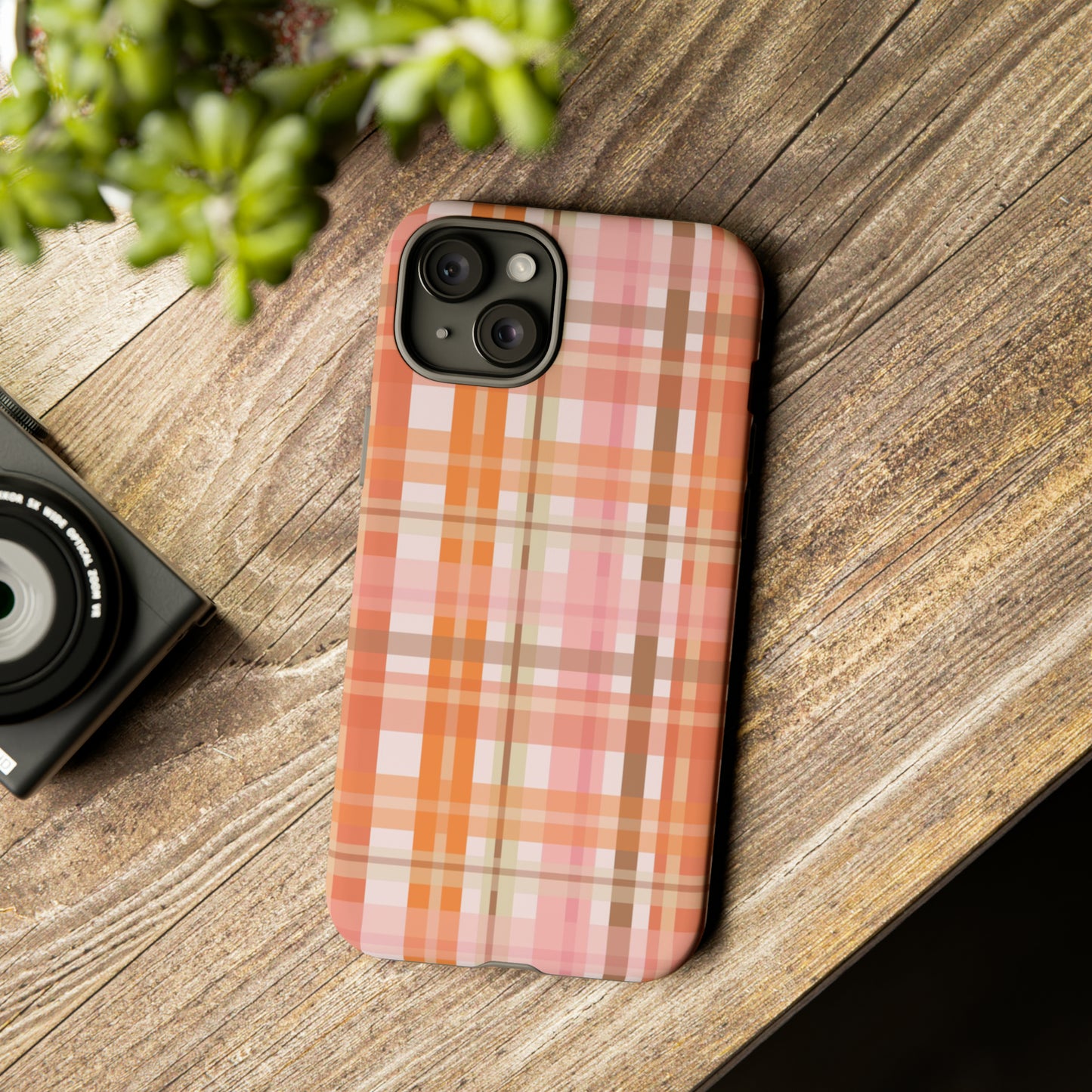 Soft Autumn Plaid Tough Cases