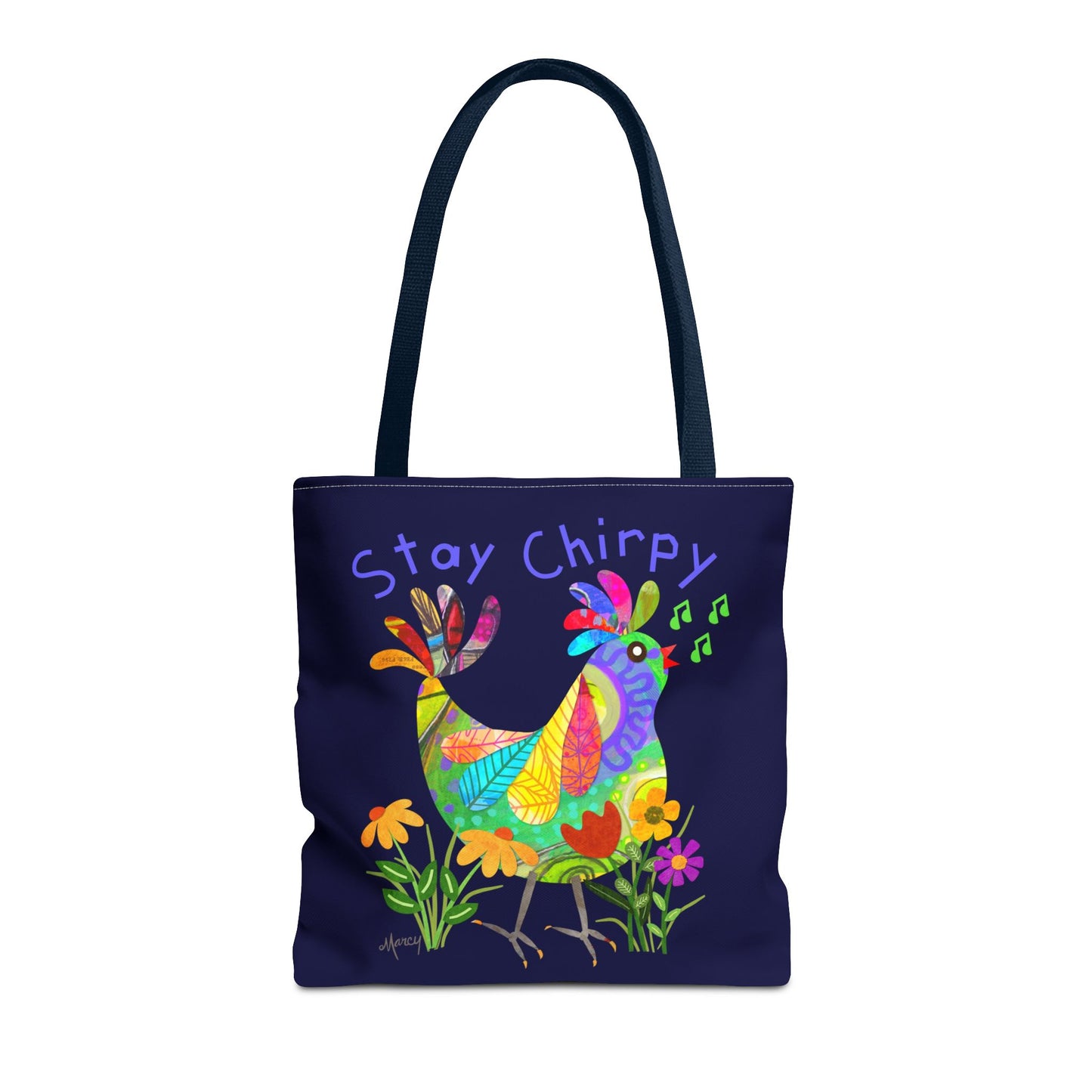 Kooky Bird Collage Tote Bag