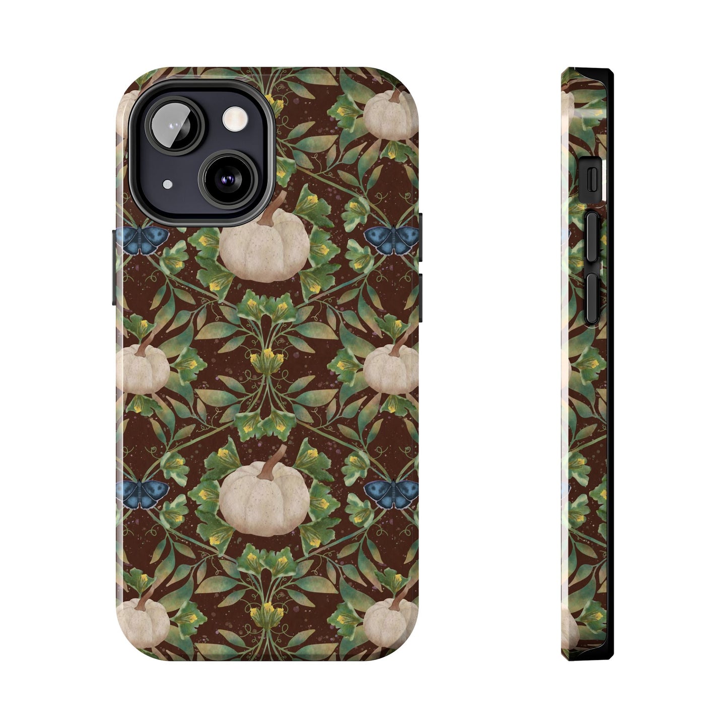 White Pumpkins Tough Phone Cases