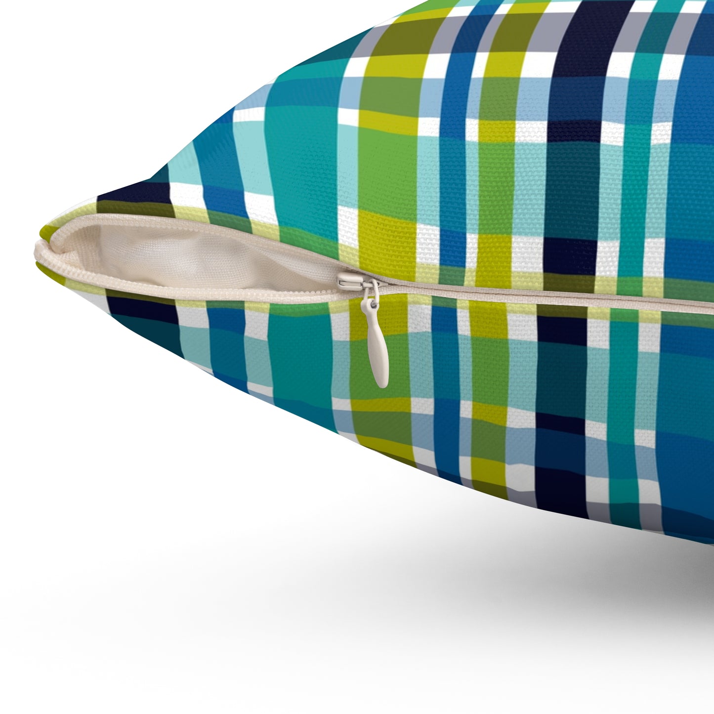 Boho Psychadelic Stripes Spun Polyester Square Pillow