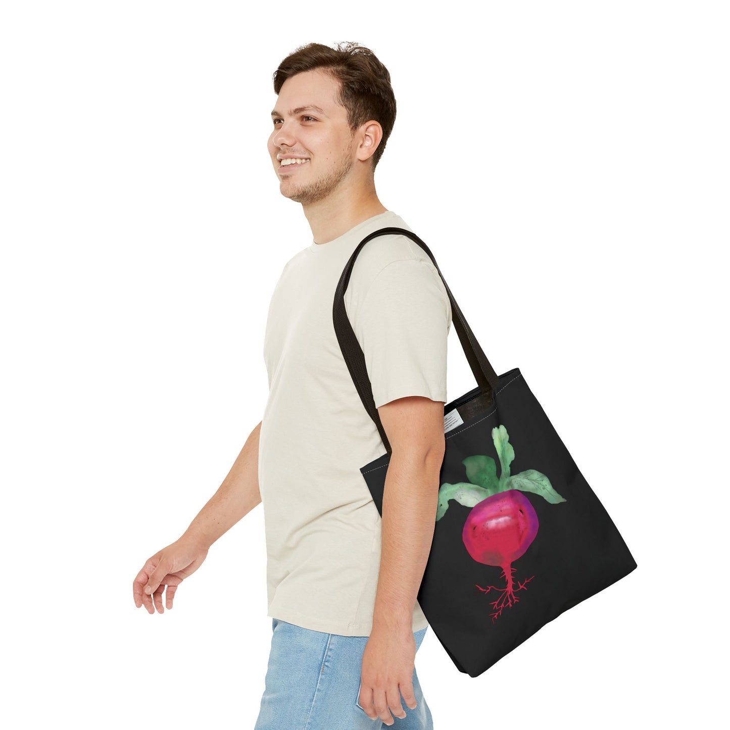 Radish Watercolor Painting Tote Bag