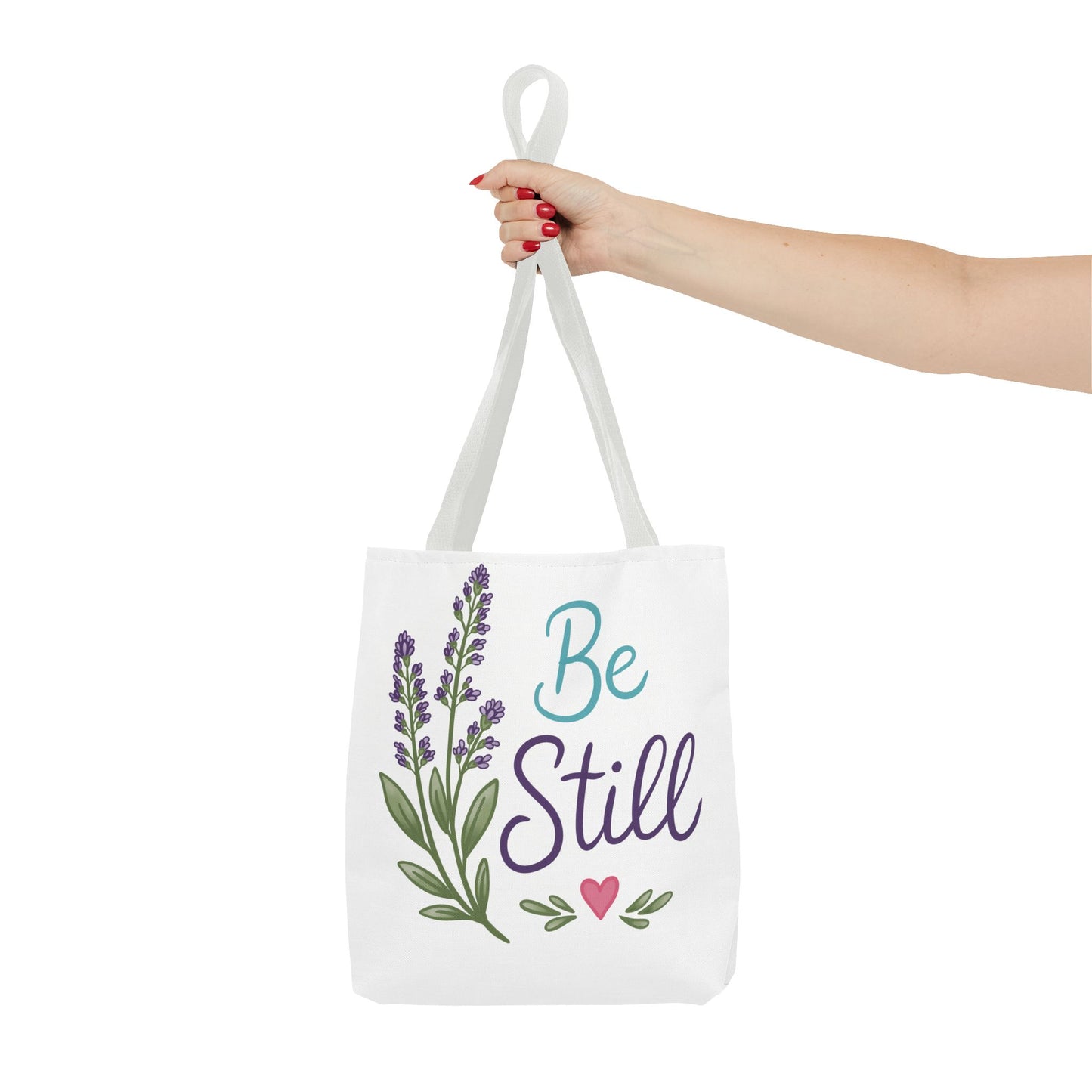 Be Still Lavender Tote Bag