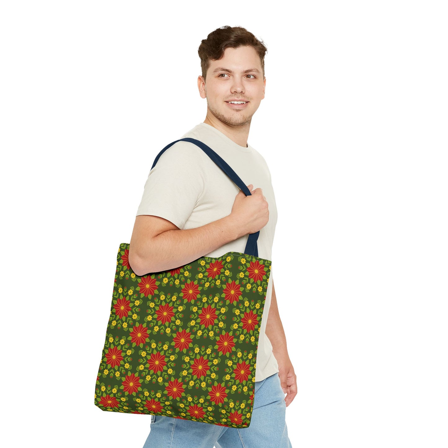 Poinsettias Tote Bag