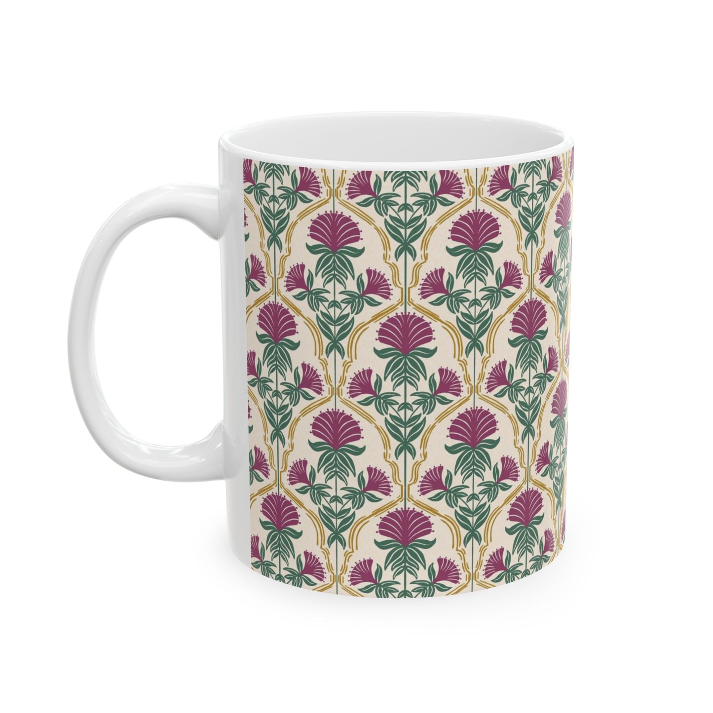 Bergamot Flowers Ceramic Mug 11oz & 15oz