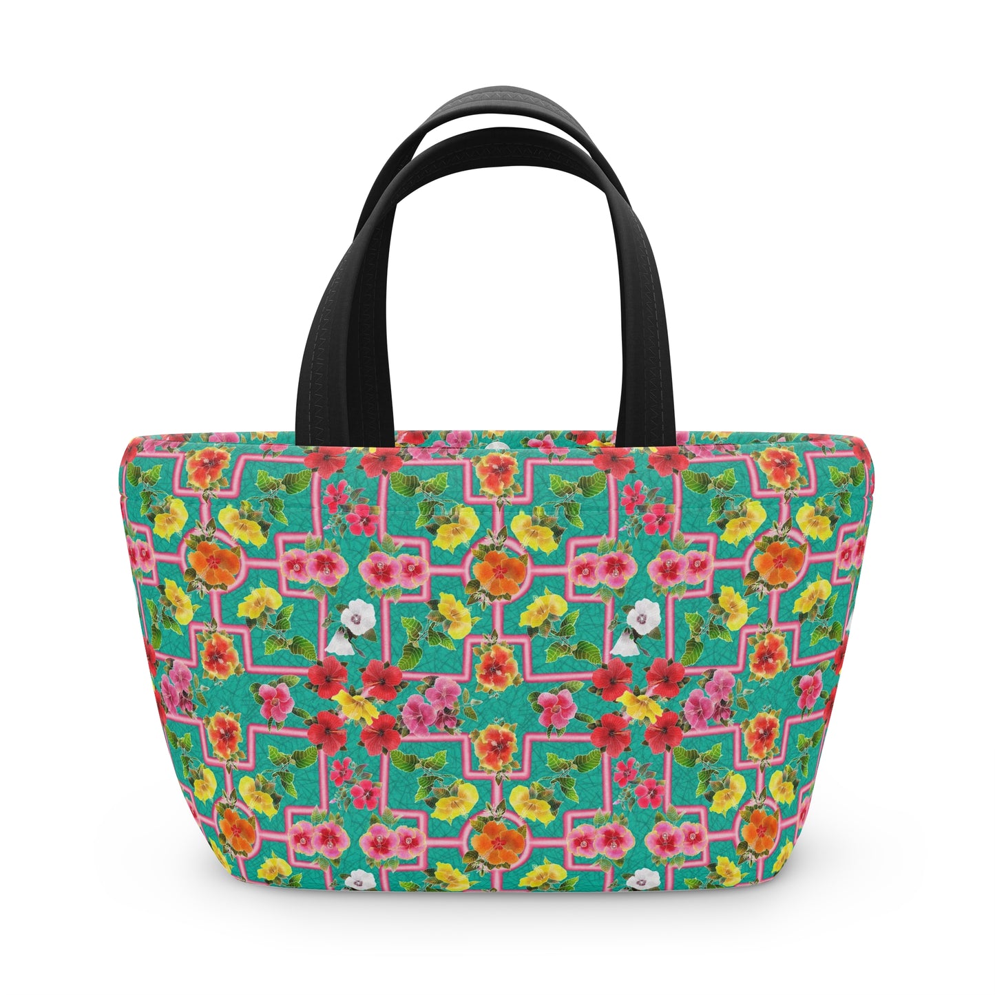 Formal Hibiscus Garden Lunch Bag