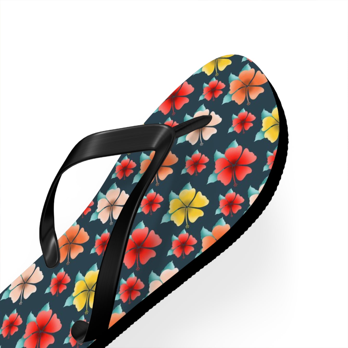 Hibiscus Flowers on Flip Flops