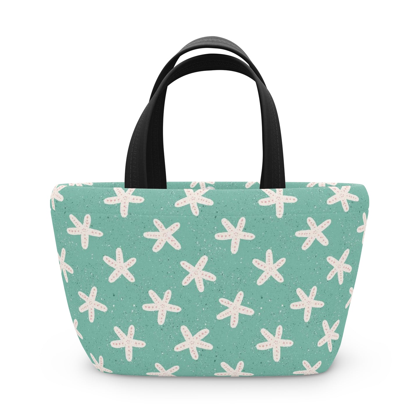 Starfish on Sea Green Lunch Bag