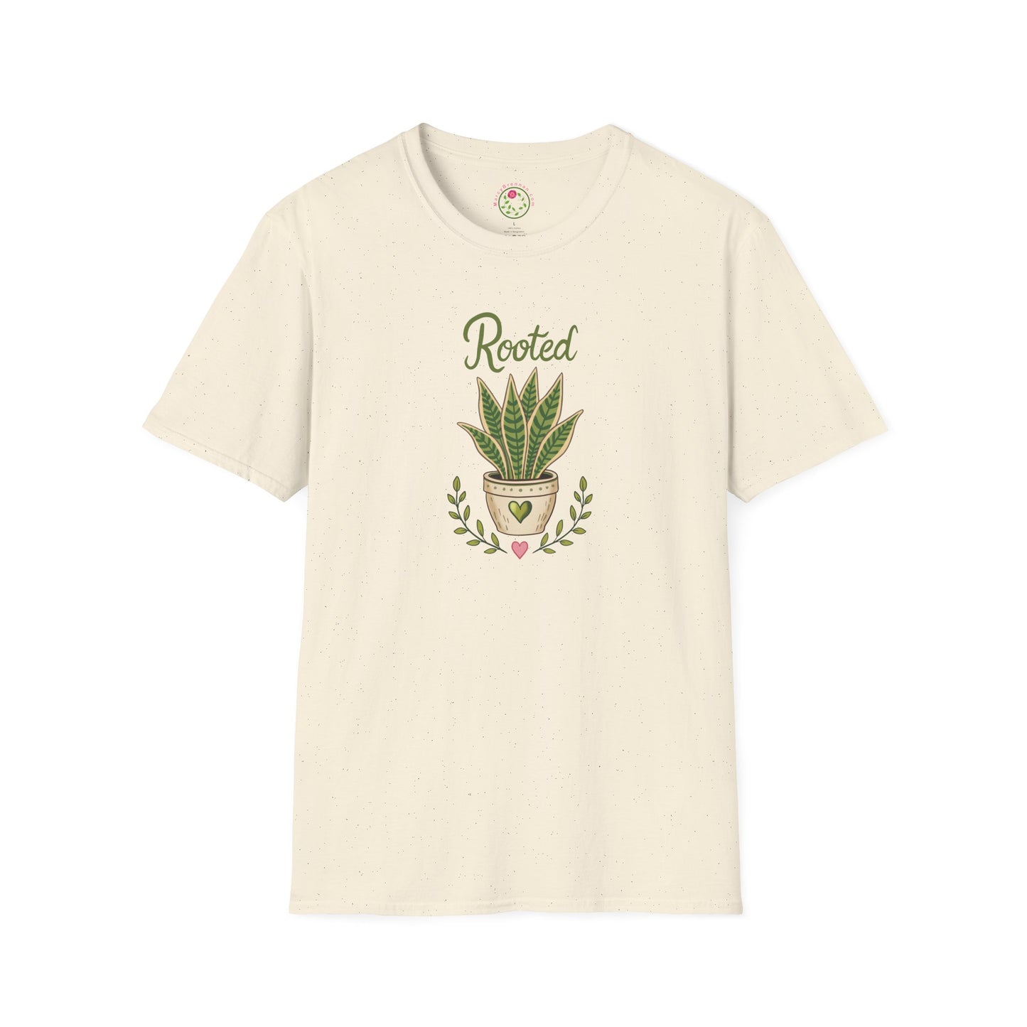 Rooted Plant T-Shirt — Potted Snake Plant Graphic Tee