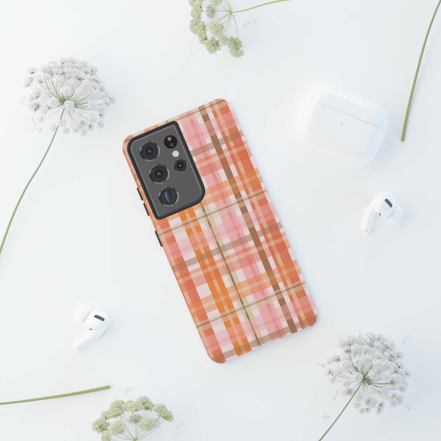 Soft Autumn Plaid Tough Cases