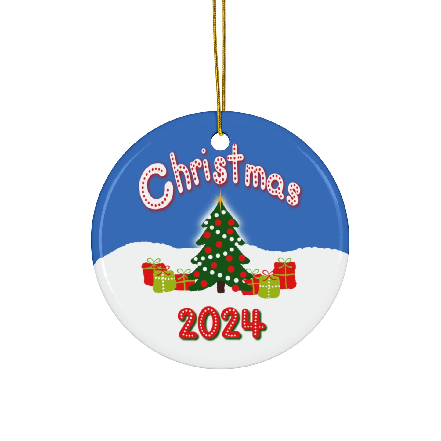 Christmas 2024 Christmas Tree Ceramic Ornament