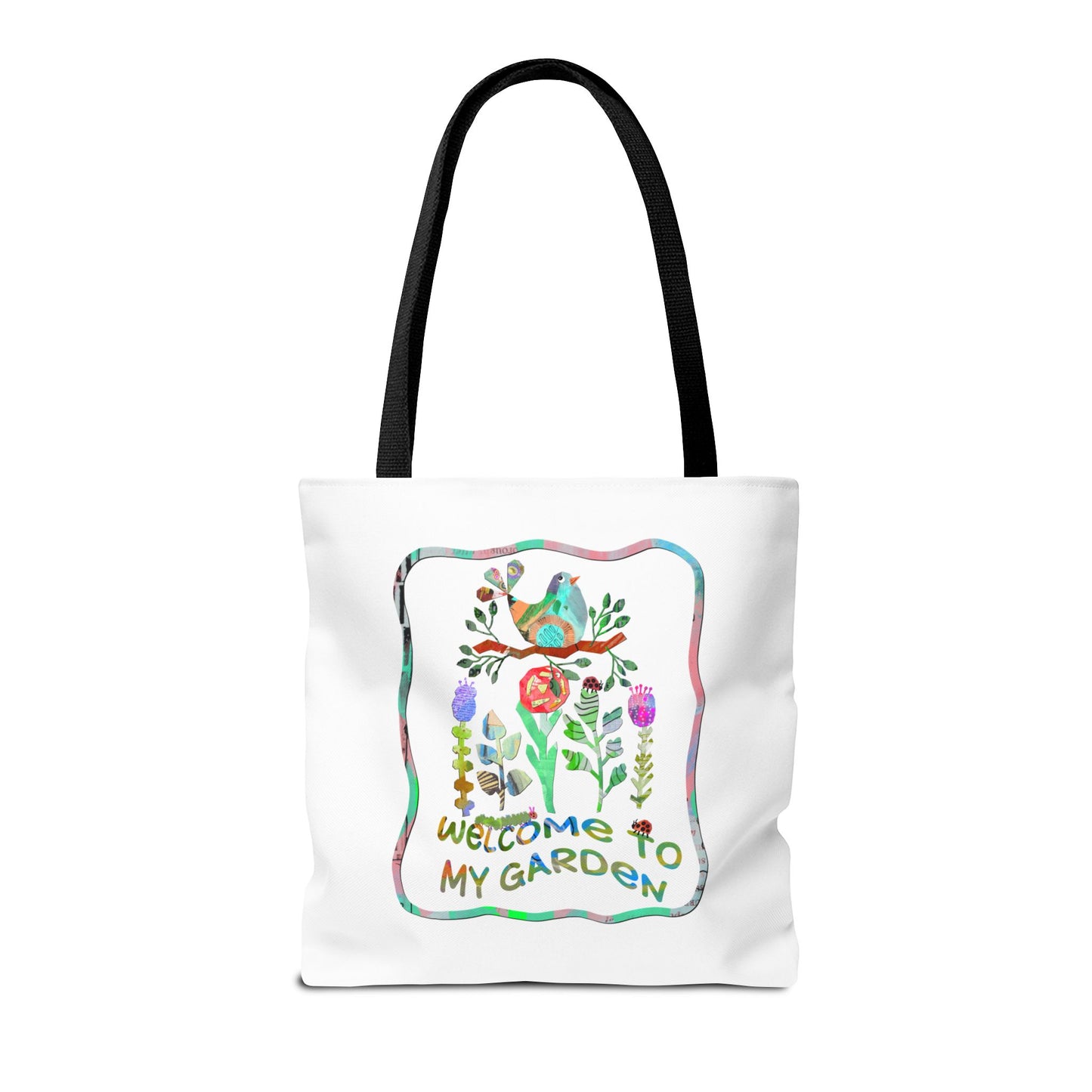 Welcome to My Garden Collage Tote Bag